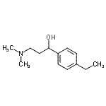 CAS#: 733703-95-2, 3-(Dimethylamino)-1-(4-ethylphenyl)-1-propanol