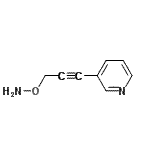 CAS#: 733717-09-4, 3-[3-(Aminooxy)-1-propyn-1-yl]pyridine