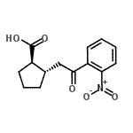CAS#: 733740-76-6, (1R,2S)-2-[2-(2-Nitrophenyl)-2-oxoethyl]cyclopentanecarboxylic acid