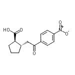 CAS#: 733740-78-8, (1R,2S)-2-[2-(4-Nitrophenyl)-2-oxoethyl]cyclopentanecarboxylic acid