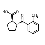 CAS#: 733740-79-9, (1R,2R)-2-(2-Methylbenzoyl)cyclopentanecarboxylic acid