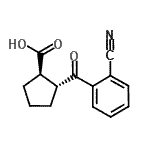 CAS#: 733740-85-7, (1R,2R)-2-(2-Cyanobenzoyl)cyclopentanecarboxylic acid