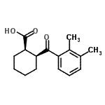 CAS#: 733742-67-1, (1R,2S)-2-(2,3-Dimethylbenzoyl)cyclohexanecarboxylic acid