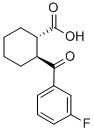 CAS#: 733742-79-5, trans-2-(3-Fluorobenzoyl)Cyclohexane-1-Carboxylic Acid