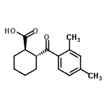 CAS#: 733742-81-9, (1R,2R)-2-(2,4-Dimethylbenzoyl)cyclohexanecarboxylic acid