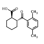 CAS#: 733742-82-0, (1R,2R)-2-(2,5-Dimethylbenzoyl)cyclohexanecarboxylic acid