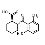 CAS#: 733742-83-1, (1R,2R)-2-(2,6-Dimethylbenzoyl)cyclohexanecarboxylic acid