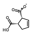 CAS#: 733748-93-1, (1S,2R)-2-Nitro-3-cyclopentene-1-carboxylic acid
