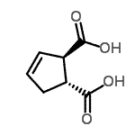 CAS#: 733749-03-6, (1R,2R)-3-Cyclopentene-1,2-dicarboxylic acid