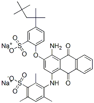 CAS#: 73398-28-4, 3-[[4-Amino-9,10-Dihydro-9,10-Dioxo-3-[2-Sulfo-4-(1,1,3,3-Tetramethylbutyl)Phenoxy]-1-Anthracenyl]Amino]-2,4,6-Trimethyl-Benzenesulfonicacid Sodium Salt (1:2)
