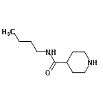 CAS#: 73415-55-1, N-Butyl-4-piperidinecarboxamide