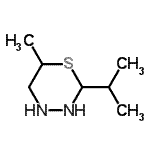 CAS#: 73419-16-6, 2-Isopropyl-6-methyl-1,3,4-thiadiazinane