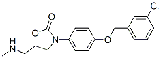 CAS#: 73423-36-6, 3-[4-[(3-Chlorophenyl)Methoxy]Phenyl]-5-(Methylaminomethyl)-1,3-Oxazolidin-2-One compd. with Methanesulfonic Acid
