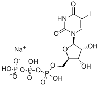 CAS 登录号：73431-55-7， 5-碘-尿苷-5'-三磷酸酯钠盐