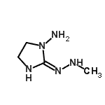 CAS 登录号：734521-68-7， 2-(2-甲基肼基)-4,5-二氢-1H-咪唑-1-胺