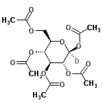 CAS#: 73485-90-2, 1,2,3,4,6-Penta-O-acetyl-beta-D-(C<sup>1</sup>-<sup>2</sup>H)glucopyranose