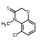 CAS#: 73500-72-8, 5-Chloro-4-methyl-2H-1,4-benzoxazine-3(4H)-thione