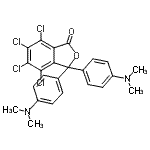 CAS#: 73517-30-3, 4,5,6,7-Tetrachloro-3,3-bis[4-(dimethylamino)phenyl]-2-benzofuran-1(3H)-one