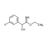 CAS#: 735221-28-0, Ethyl 2-(3-fluorophenyl)-2-hydroxyethanimidate