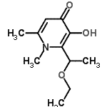 CAS#: 735251-32-8, 2-(1-ethoxyethyl)-3-hydroxy-1,6-dimethyl-pyridin-4-one