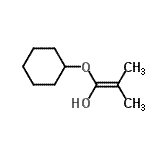 CAS 登录号：735251-55-5， 1-(环己基氧基)-2-甲基-1-丙烯-1-醇