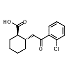 CAS#: 735274-93-8, (1R,2S)-2-[2-(2-Chlorophenyl)-2-oxoethyl]cyclohexanecarboxylic acid