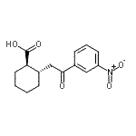 CAS#: 735275-02-2, (1R,2S)-2-[2-(3-Nitrophenyl)-2-oxoethyl]cyclohexanecarboxylic acid
