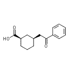 CAS#: 735275-04-4, (1R,3S)-3-(2-Oxo-2-phenylethyl)cyclohexanecarboxylic acid