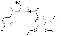 CAS#: 73584-11-9, 3,4,5-Triethoxy-N-[3-[(4-Fluorophenyl)-Methylamino]-2-Hydroxypropyl]Benzamide