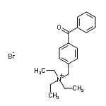 CAS 登录号：73603-46-0， N-(4-苯甲酰基苄基)-N,N-二乙基乙铵溴化物
