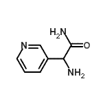 CAS 登录号：736091-66-0， 2-氨基-2-(3-吡啶基)乙酰胺