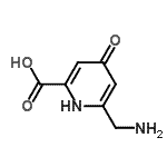 CAS#: 736110-81-9, 6-(Aminomethyl)-4-oxo-1,4-dihydro-2-pyridinecarboxylic acid