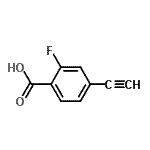 CAS#: 736117-41-2, 4-Ethynyl-2-fluorobenzoic acid