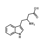 CAS#: 736131-01-4, 3-Amino-4-(1H-indol-3-yl)butanoic acid