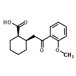 CAS#: 736136-32-6, (1R,2R)-2-[2-(2-Methoxyphenyl)-2-oxoethyl]cyclohexanecarboxylic acid