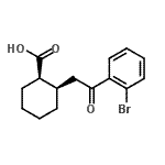 CAS#: 736136-44-0, (1R,2R)-2-[2-(2-Bromophenyl)-2-oxoethyl]cyclohexanecarboxylic acid