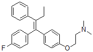 CAS#: 73617-96-6, 2-[4-[(Z)-1-(4-Fluorophenyl)-2-Phenylbut-1-Enyl]Phenoxy]-N,N-Dimethylethanamine