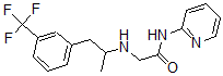 CAS 登录号：73623-27-5， N-吡啶-2-基-2-[1-[3-(三氟甲基)苯基]丙-2-基氨基]乙酰胺