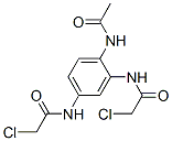 CAS#: 73623-33-3, N-[2-Acetamido-5-[(2-Chloroacetyl)Amino]Phenyl]-2-Chloroacetamide