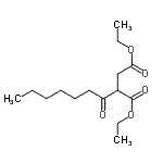 CAS#: 73642-76-9, Diethyl 2-heptanoylsuccinate