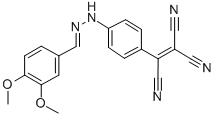 CAS#: 73664-54-7, 2-[4-[(2E)-2-[(3,4-Dimethoxyphenyl)Methylidene]Hydrazinyl]Phenyl]Ethene-1,1,2-Tricarbonitrile