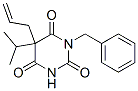 CAS#: 73680-95-2, 1-(Phenylmethyl)-5-Propan-2-Yl-5-Prop-2-Enyl-1,3-Diazinane-2,4,6-Trione