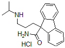 CAS 登录号：73681-12-6， 9-[3-(丙-2-基氨基)丙基]芴-9-甲酰胺盐酸盐