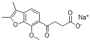 CAS#: 73698-60-9, Sodium 4-(7-Methoxy-2,3-Dimethyl-1-Benzofuran-6-Yl)-4-Oxobutanoate