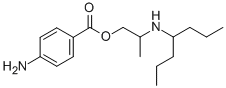 CAS 登录号：73713-51-6， 2-(庚烷-4-基氨基)丙基4-氨基苯甲酸酯