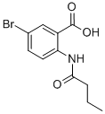 CAS#: 73721-76-3, 5-Bromo-2-Butyramidobenzoic Acid