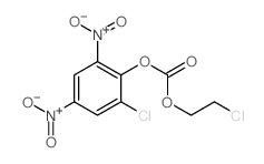 CAS 登录号：73758-37-9， (2-氯-4,6-二硝基苯基)2-氯乙基碳酸酯