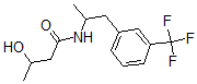 CAS#: 73758-50-6, 3-Hydroxy-N-[1-[3-(Trifluoromethyl)Phenyl]Propan-2-Yl]Butanamide