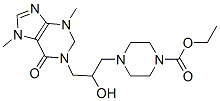 CAS#: 73771-21-8, Ethyl 4-[3-(3,7-Dimethyl-6-Oxo-2H-Purin-1-Yl)-2-Hydroxypropyl]Piperazine-1-Carboxylate