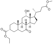 CAS#: 73771-71-8, Ethyl (3R,8R,9S,10S,12S,13R,14S,17R)-12-Hydroxy-17-[(2R)-5-Methoxy-5-Oxopentan-2-Yl]-10,13-Dimethyl-7-Oxo-1,2,3,4,5,6,8,9,11,12,14,15,16,17-Tetradecahydrocyclopenta[a]Phenanthrene-3-Carboxylate